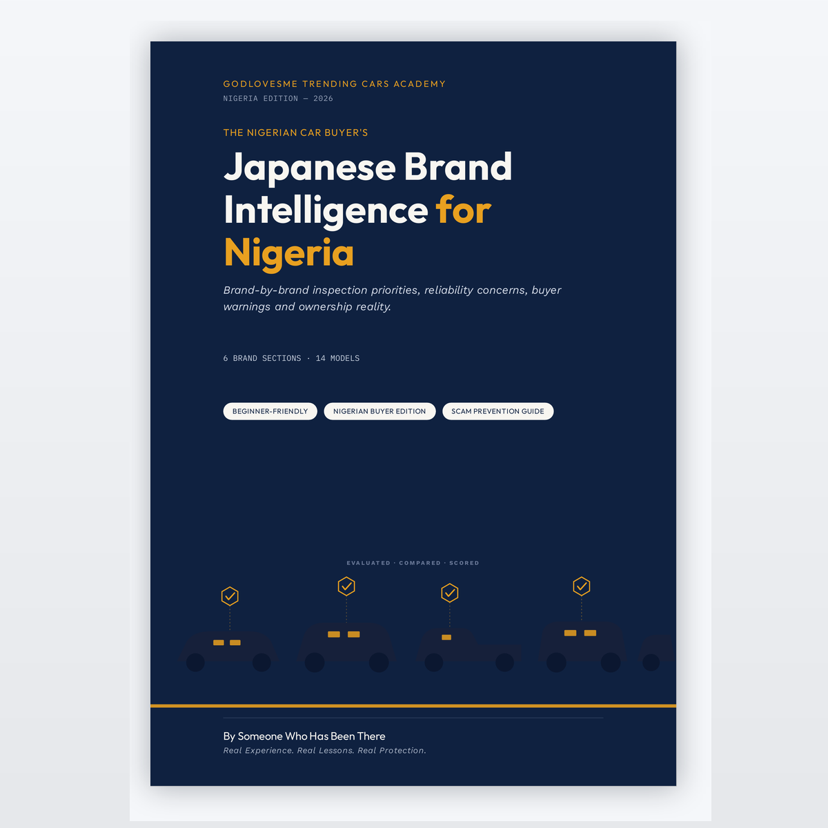 The Nigerian Car Buyer's Japanese Brand Intelligence Guide — PDF guide cover